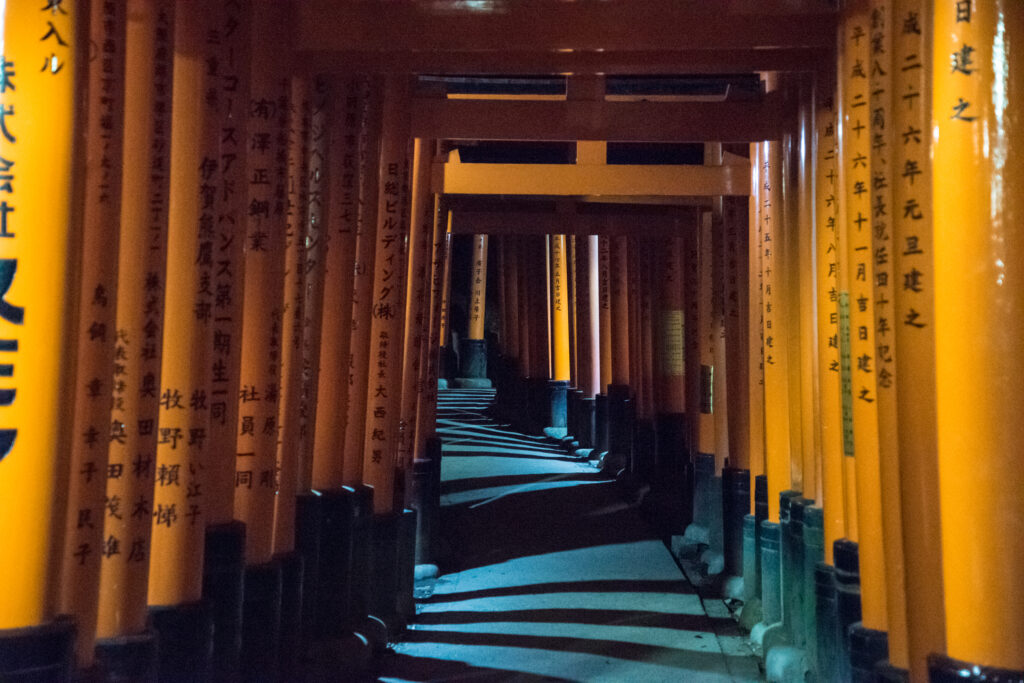 千本鳥居-夜-2